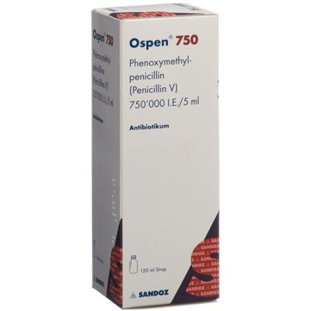 Ospen 750 syrup 750000 IU/5ml bottle 120 ml - PrimeCare Global