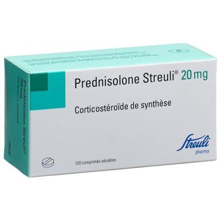 Prednisolone Streuli Tabl 20 mg 100 pcs - PrimeCare Global
