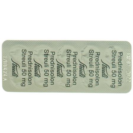 Prednisolone Streuli Tabl 50 mg 20 pcs - PrimeCare Global
