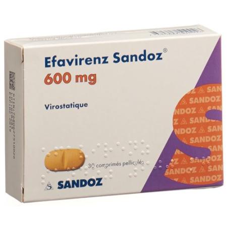 EFAVIRENZ Sandoz film tablets 600 mg - PrimeCare Global