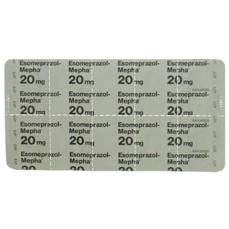 ESOMEPRAZOLE MEPHA FILMTABL 20 MG 14 PCS - PrimeCare Global