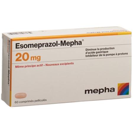 ESOMEPRAZOLE Mepha film tablets 20 mg - PrimeCare Global