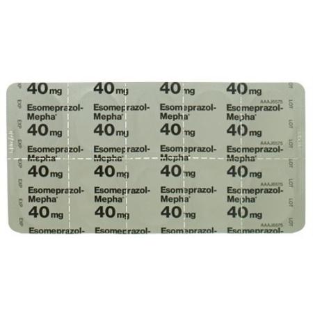 ESOMEPRAZOLE MEPHA FILMTABL 40 MG 14 PCS - PrimeCare Global