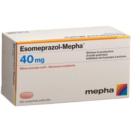 ESOMEPRAZOLE MEPHA FILMTABL 40 MG 100 PCS - PrimeCare Global