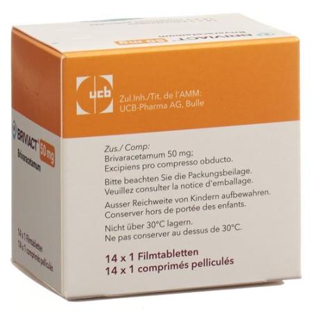 Briviact 50 mg 14 Filmtabletten - PrimeCare Global