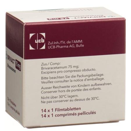 Briviact 75 mg 14 Filmtabletten - PrimeCare Global