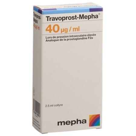 TRAVOPROST Mepha Gtt Opht 40 mcg/ml - PrimeCare Global