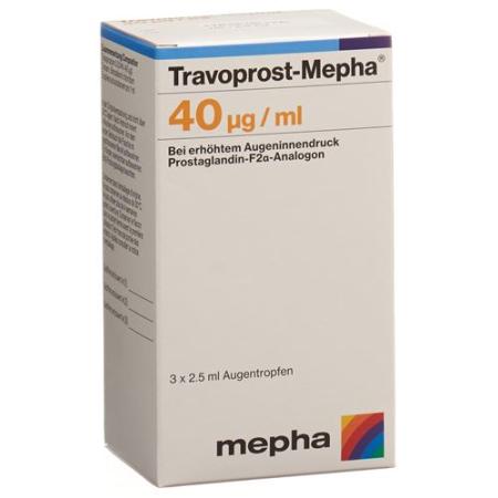Travoprost-Mepha Gtt Opht 40 mcg/ml 3 fl 2.5 ml - PrimeCare Global