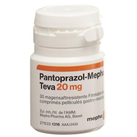 PANTOPRAZOLE Mepha Teva film tablets 20 mg - PrimeCare Global