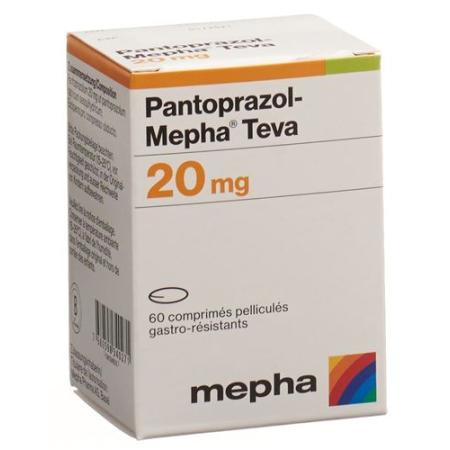 PANTOPRAZOLE MEPHA TEVA FILMTABL 20 MG DS - PrimeCare Global