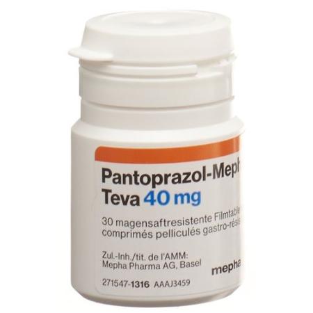 PANTOPRAZOLE Mepha Teva film tablets 40 mg - PrimeCare Global
