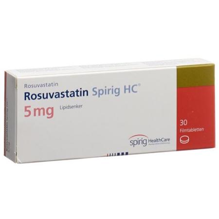 Rosuvastatin Spirig HC Filmtabl 5 mg 30 pcs - PrimeCare Global