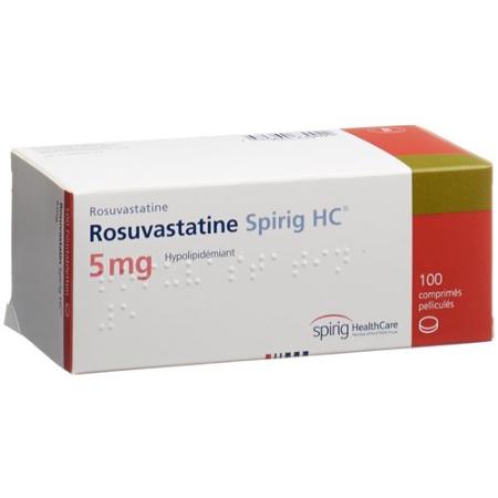 Rosuvastatin Spirig HC Filmtabl 5 mg 100 pcs - PrimeCare Global