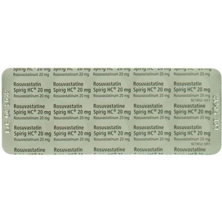 Rosuvastatin Spirig HC Filmtabl 20 mg 30 pcs - PrimeCare Global