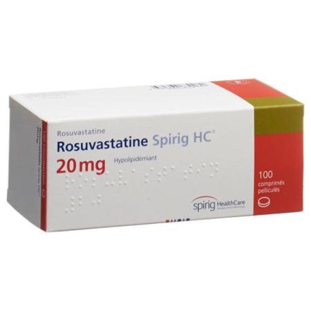 Rosuvastatin Spirig HC Filmtabl 20 mg 100 pcs - PrimeCare Global
