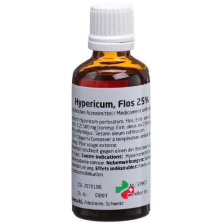 Weleda Hypericum Flos 25% Oleum Fl 50 ml - PrimeCare Global