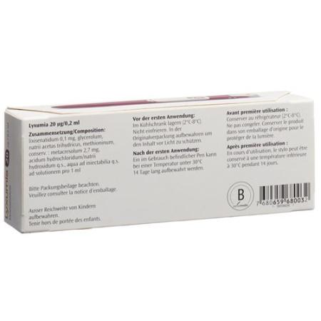 Lyxumia Inj Loes 20mcg 2 Fertpen 3ml - PrimeCare Global