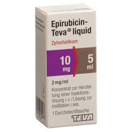Epirubicin-Teva liquid Inj Konz 10 mg/5ml Durchstf - PrimeCare Global