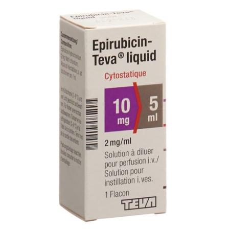 Epirubicin-Teva liquid Inj Konz 10 mg/5ml Durchstf - PrimeCare Global