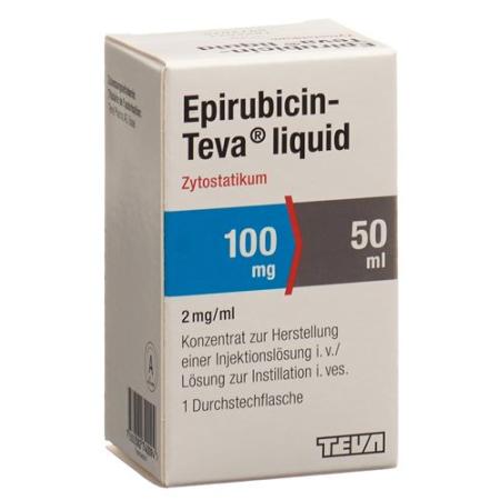 Epirubicin-Teva liquid Inj Konz 100 mg/50ml Durchstf - PrimeCare Global