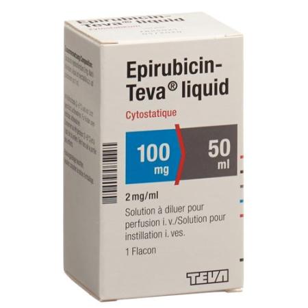 Epirubicin-Teva liquid Inj Konz 100 mg/50ml Durchstf - PrimeCare Global