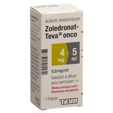 Zoledronat-Teva onco Inf Conc 4mg/5ml perf 5ml - PrimeCare Global