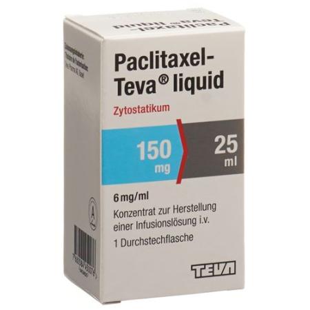 Paclitaxel-Teva liquid Inf Konz 150 mg/25ml Durchstf - PrimeCare Global