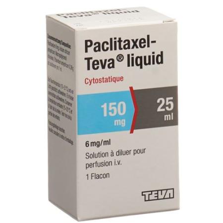 Paclitaxel-Teva liquid Inf Konz 150 mg/25ml Durchstf - PrimeCare Global