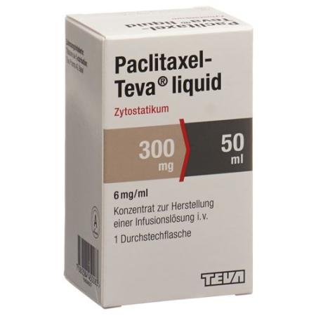 Paclitaxel-Teva liquid Inf Konz 300 mg/50ml Durchstf - PrimeCare Global