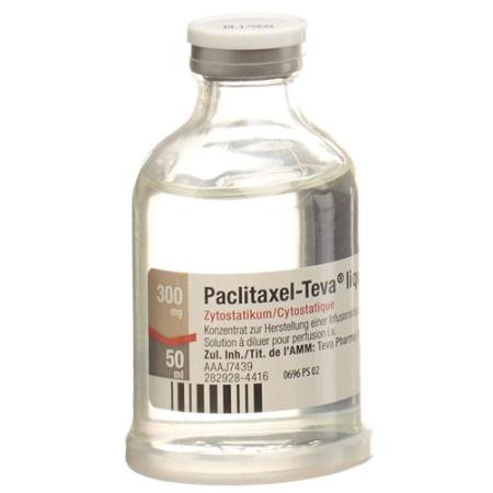 Paclitaxel-Teva liquid Inf Konz 300 mg/50ml Durchstf - PrimeCare Global
