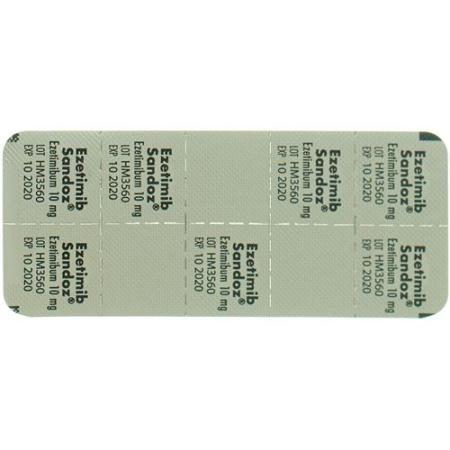 Ezetimibe Sandoz Tabl 10 mg 28 pcs - PrimeCare Global