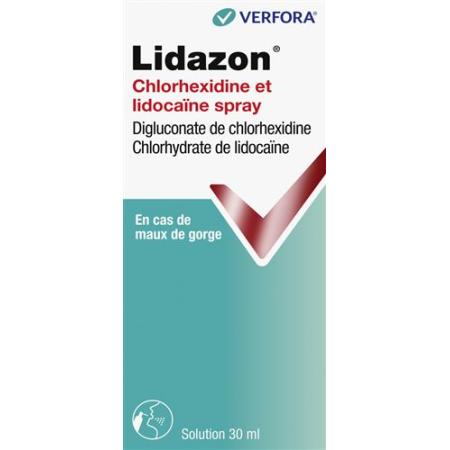 Lidazon Chlorhexidine and Lidocaine spray 30ml - PrimeCare Global