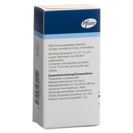 Solu-Medrol SAB Dry Sub 40 mg with Solvens Act O Vial - PrimeCare Global
