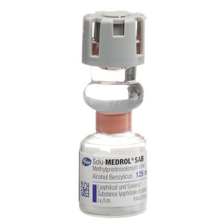 Solu-Medrol SAB Dry Sub 125 mg with Solvens Act O Vial - PrimeCare Global