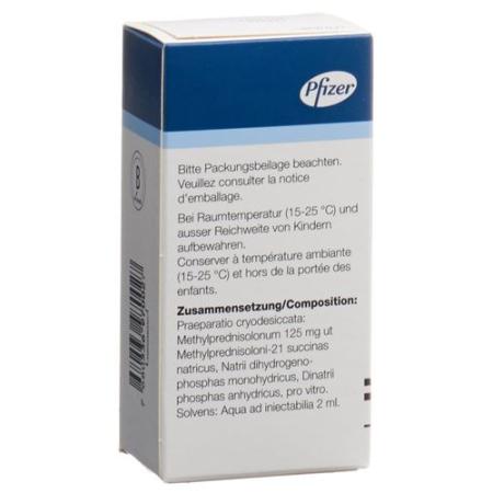 Solu-Medrol SAB Dry Sub 125 mg with Solvens Act O Vial - PrimeCare Global