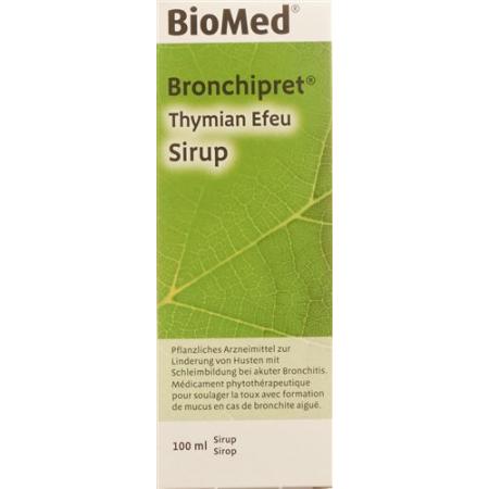 Bronchipret Thyme Ivy Syrup Bottle 100 ml - PrimeCare Global