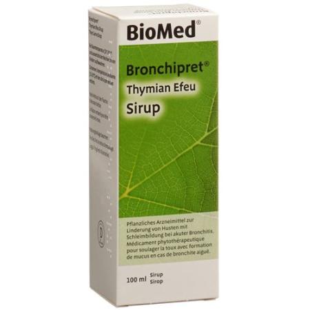 Bronchipret Thyme Ivy Syrup Bottle 100 ml - PrimeCare Global