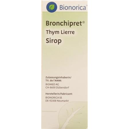 Bronchipret Thyme Ivy Syrup Bottle 100 ml - PrimeCare Global