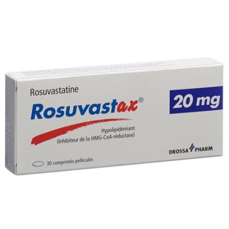 Rosuvastax film tabl 20 mg 30 pcs - PrimeCare Global