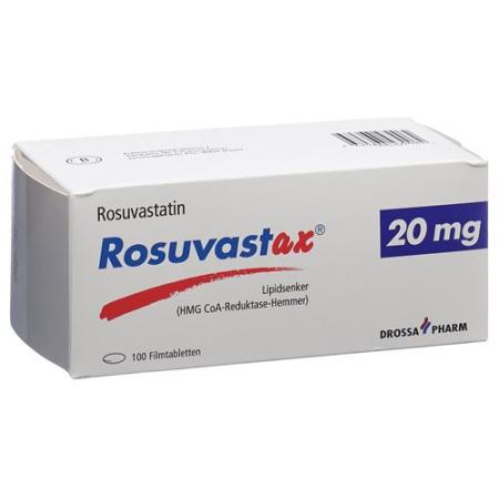 Rosuvastax film tabl 20 mg 100 pcs - PrimeCare Global