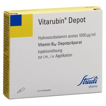 Vitarubin Depot Inj Loes 1 mg/ml 5 amp 1 ml - PrimeCare Global