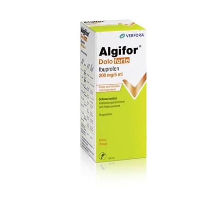 Algifor Dolo forte Susp 200mg/5ml Bottle 100ml - PrimeCare Global