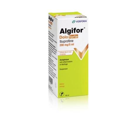 Algifor Dolo forte Susp 200mg/5ml Bottle 100ml - PrimeCare Global