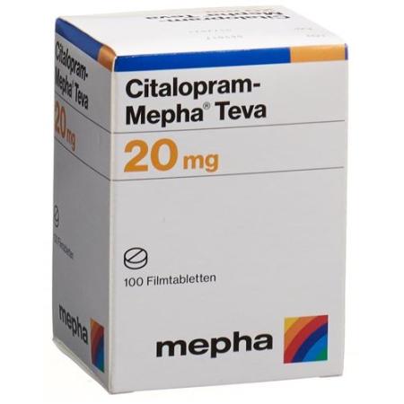 Citalopram-Mepha Teva Filmtabl 20 mg Ds 100 pcs - PrimeCare Global