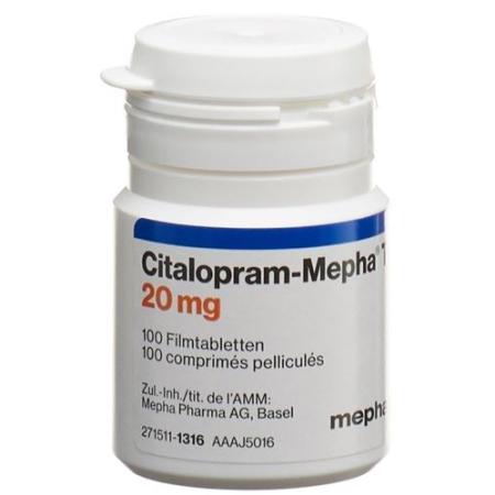 Citalopram-Mepha Teva Filmtabl 20 mg Ds 100 pcs - PrimeCare Global