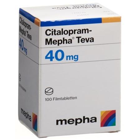 Citalopram-Mepha Teva Filmtabl 40 mg Ds 100 pcs - PrimeCare Global