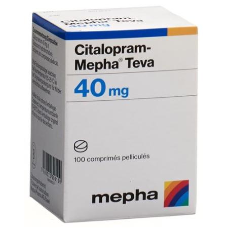 Citalopram-Mepha Teva Filmtabl 40 mg Ds 100 pcs - PrimeCare Global
