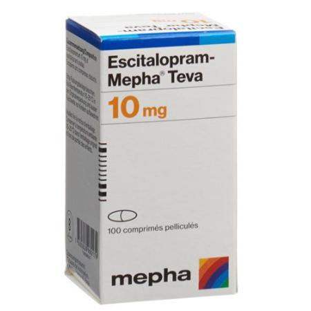 Escitalopram-Mepha Teva Filmtabl 10 mg Ds 100 pcs - PrimeCare Global