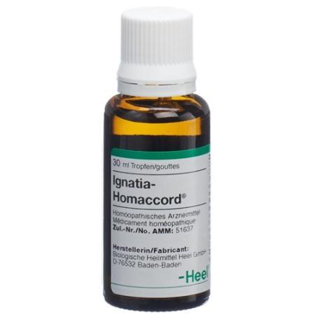 Homaccord Ignatia Drops Fl 30 ml - PrimeCare Global