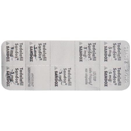 TADALAFIL Sandoz Filmtabl 5 mg - PrimeCare Global